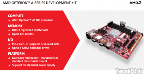 AMD Opteron A1100: Server-ARM-SoC mit 64-Bit-Kompatibilität erhältlich