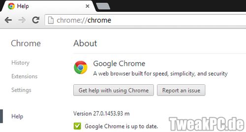 Google veröffentlicht Chrome 27