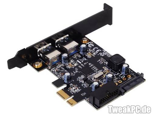 SilverStone EC04-E: Neue PCI-Express-Karte für vier USB-3.0-Ports