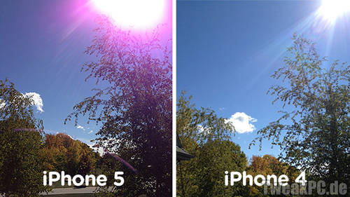 Apple: Violetter Farbstich der iPhone-5-Kamera ist normal