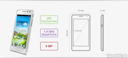 Huawei: Ascend G615 als Nexus-4-Konkurrent?
