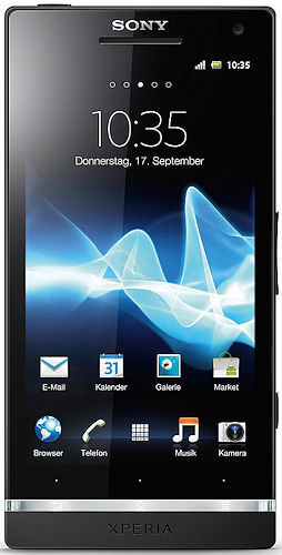 Sony Xperia S: 1280 x 720 Pixel auf dem Smartphone