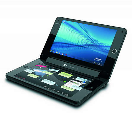 Toshiba: Limitiertes Konzept-Notebook mit Dualscreen angekündigt