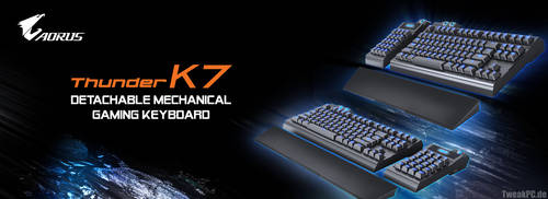 Aorus: Thunder K7 und M7 - Tastatur und Maus für Gamer