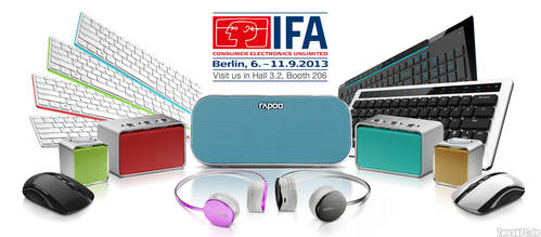Rapoo zeigt auf der IFA 2013 neun neue Wireless-Produkte