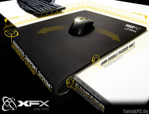 XFX Warpad - Mauspad und Armauflage in einem