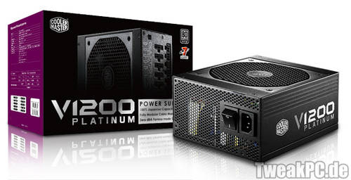 Cooler Master V1200 Platinum: 80+ Platinum Netzteil der Extraklasse