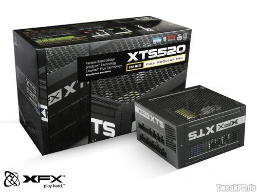 XFX: Passiv-Netzteile bis 520 Watt mit 80-Plus-Platin-Effizenz vorgestellt