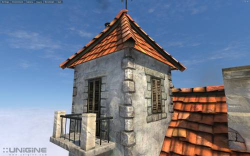 DirectX 11 Screenshots mit und ohne Tesselation im  Vergleich