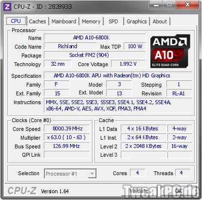 Overclocking: AMD A10-6800K auf 8 GHz getrieben