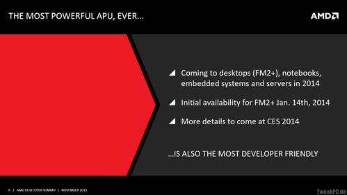 AMD Kaveri: erste Details zu A10-7850K und Verfügbarkeit von FM2+ APUs