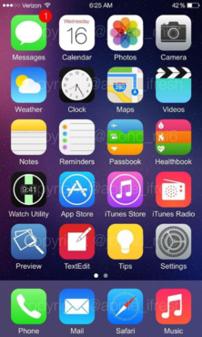 Apple iOS 8: Angebliche Screenshots veröffentlicht