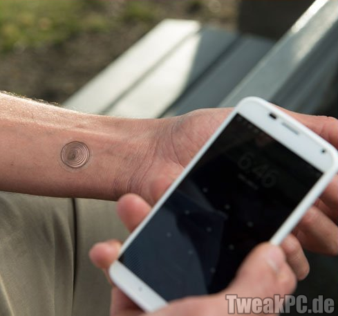 NFC-Tattoos zum entsperren des Smartphones