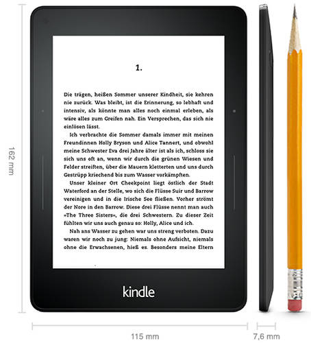 Amazon Kindle Voyage: Leichter, dünner, höhere Auflösung