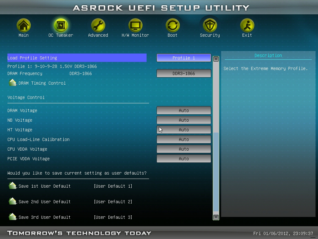ASRock 890FX Extreme4 OC Tweaker 2