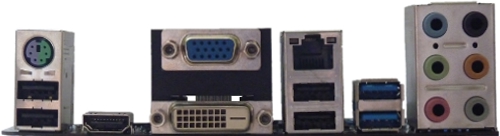 MSI A75MA-G55 I/O-Panel