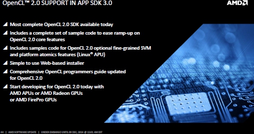 AMD APP SDK 3.0 OpenCL 2.0