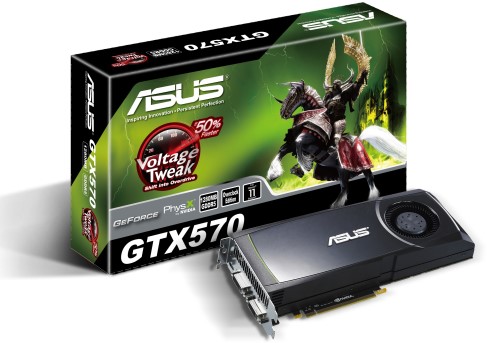 ASUS GTX570 - GeForce GTX 570 leicht übertaktet und mit Voltage Tweak