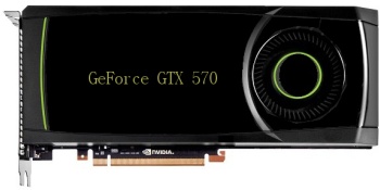 GeForce GTX 570: Termin und Taktfrequenzen und Bild