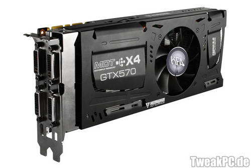 KFA2: GeForce GTX 570 unterstützt 4 Monitore