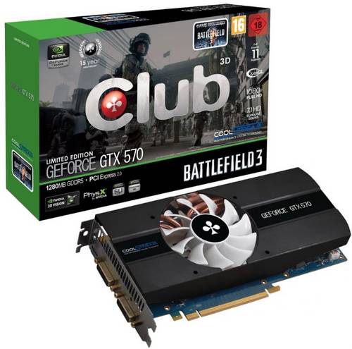Club3D: GeForce GTX 570 Ti mit Battlefield 3
