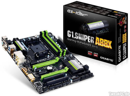 Gigabyte stellt AMD Gaming-Mainboard G1.Sniper A88X vor