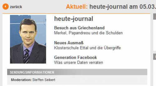 TweakPC intern: Facebook und die Daten - ZDF berichtet im "heute-journal" [Update]