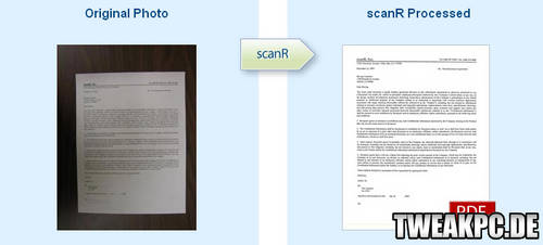 Mit scanR die Digitalkamera zum Scanner machen