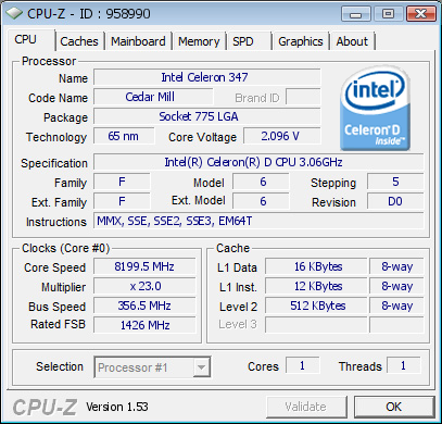 Overclocking Rekord: Intel CPU erreicht 8,2 GHz
