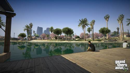 GTA 5: Zwei Screenshots aus San Andreas