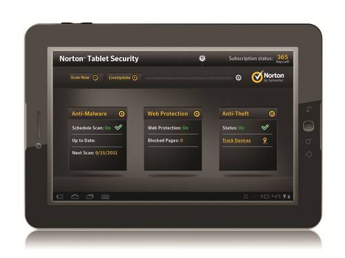 Norton Tablet Security: Sicherheit für Android-Tablets