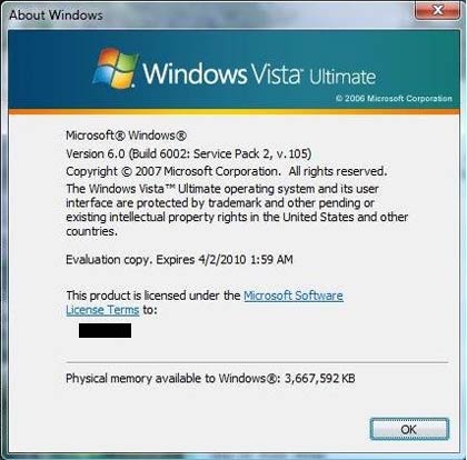 Windows Vista Service Pack 2 bestätigt?