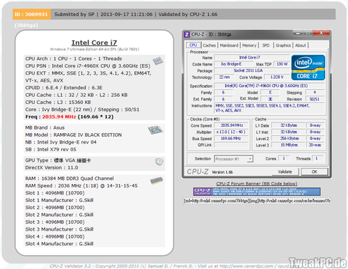 G.SKill TridentX - Neuer DDR 3 Quad Channel Weltrekord mit 4072 MHz Speichertakt