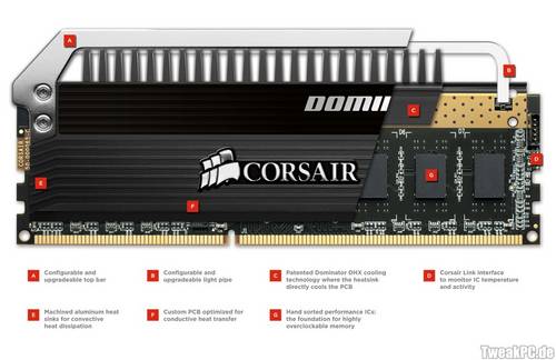 Corsair stellt Dominator Platinum DDR3-Speicher vor