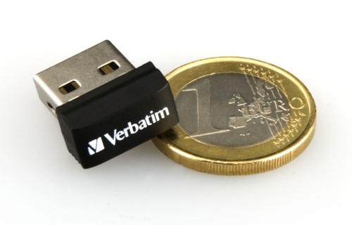 Mini-USB-Stick mit bis zu 32GByte Kapazität