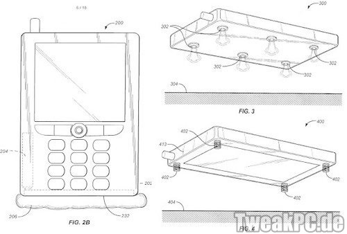 Amazon patentiert den Smartphone-Airbag