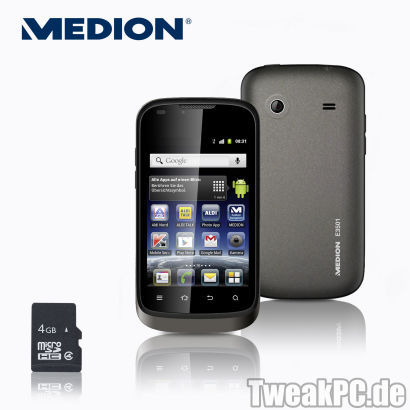 Medion Life: Android-Smartphone für 100 Euro bei Aldi