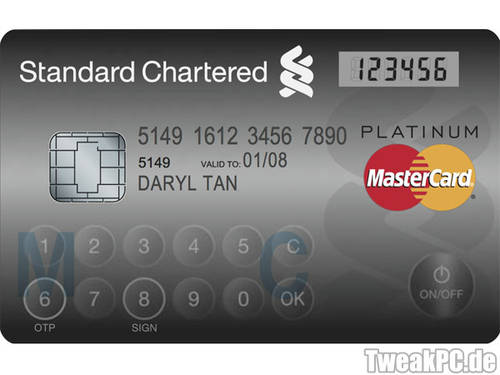 Mastercard: Kreditkarte mit Display und Tasten vorgestellt
