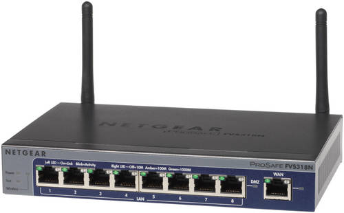 Netgear ProSafe FVS318N: Router mit SSL-VPN-Firewall