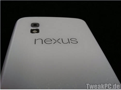 Weißes Nexus 4 gesichtet