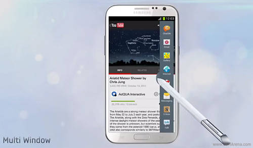 Samsung Galaxy Note 2 beherrscht Split-Screen-Multitasking
