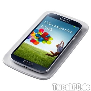 Samsung Galaxy S4 kabellos aufladen mit Extra-Zubehör