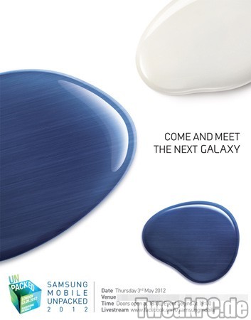 Samsung Galaxy S3: Vorstellung am 3. Mai?