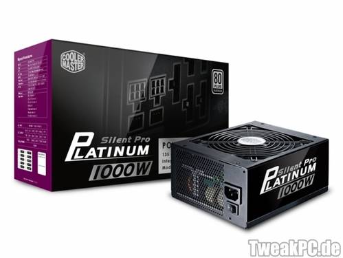 Cooler Master Silent Pro Platinum 550 und 1000 Watt