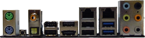 MSI 890FXA-GD70 I/O-Panel