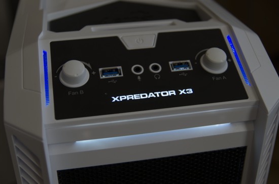 Aerocool XPredator X3 - IO Panel + Lüftersteuerung beleuchtet