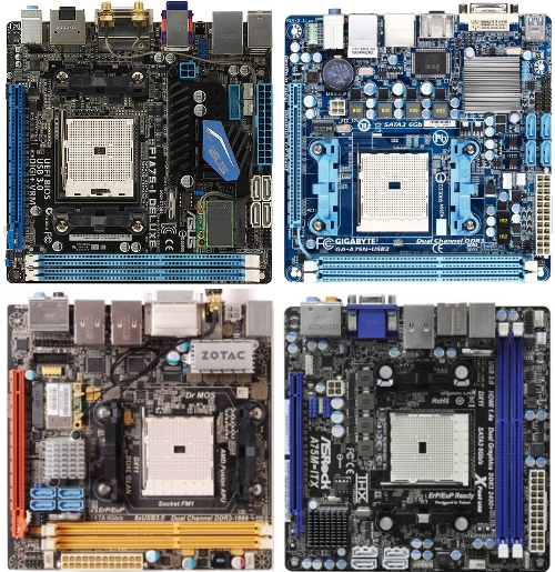 AMD Llano Mini-ITX Mainboards
