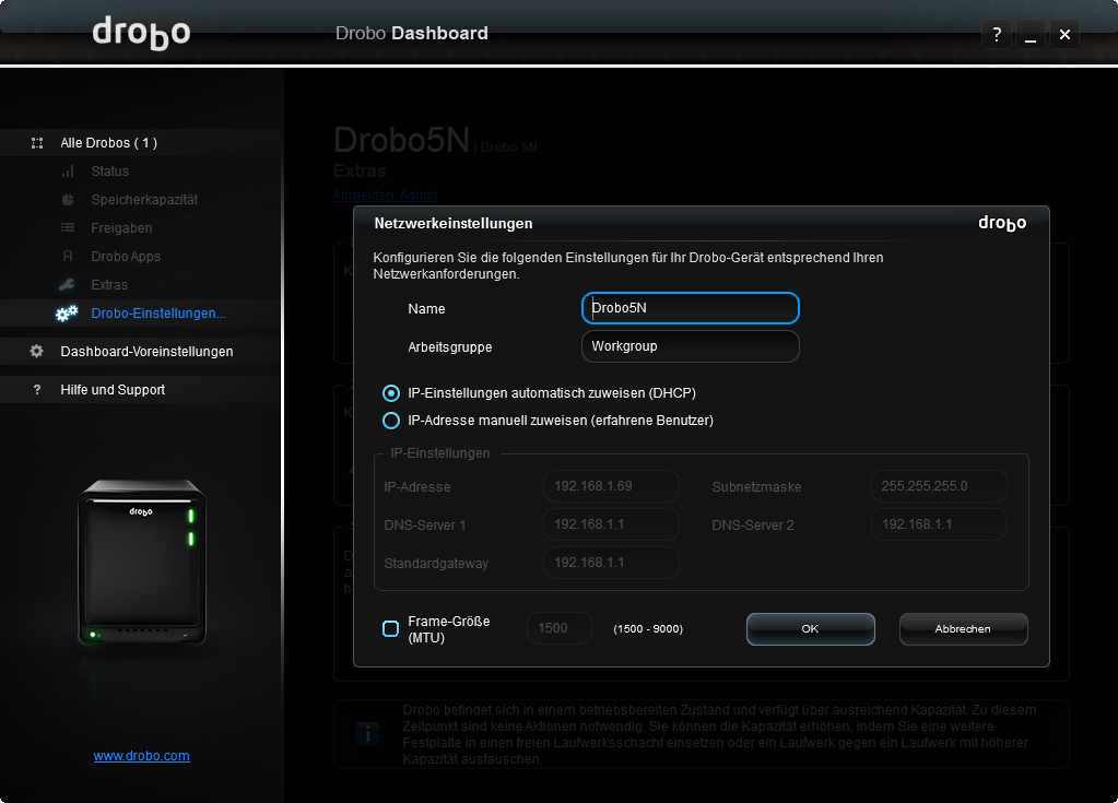 Drobo Software Drobo 5N NAS im Test - Einfache Bedienung, hohe Sicherheit und ...