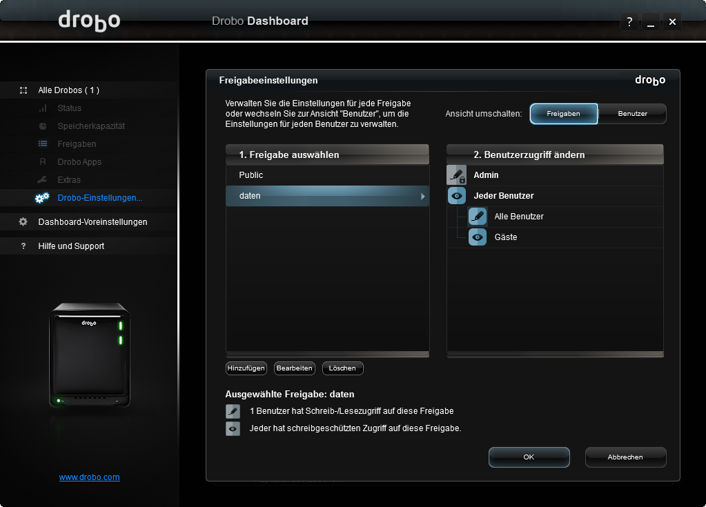 Drobo Software Drobo 5N NAS im Test - Einfache Bedienung, hohe Sicherheit und ...